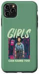 Coque pour iPhone 11 Pro Max Même les filles peuvent jouer – Femme Gamer Fan