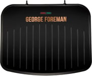 George Foreman 25811 Medium Fit Grill - Versatile Medium, Black and Copper 