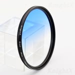 filtre de 24 couleurs,49mm 52mm 55mm 58mm 67mm 77mm pour objectif nikon canon sony eos photo dlsr d3200 a6500 - Type Grad Blue-77mm