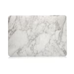 MacBook Air 13" 2018-2020 Frostat skal, vit marmor