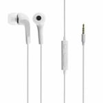 Handsfree Headphones Earphones Earbud with Mic- EHS64 White