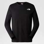 The North Face Men's Redbox Long-Sleeve T-Shirt TNF White-TNF Black (493L LA9)