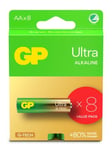 GP Battery Ultra Alkaline AA/LR6 8-pack
