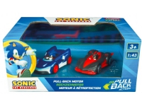 Sonic Shadow pull-back car set