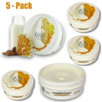 THE BODY SHOP Almond Milk & Honey Softening Body Butter 200ml Dry Skin - 5 PACK