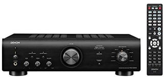 Denon PMA600NE HiFi Amplifier, Power Amplifier with Bluetooth, Phono Equalizer, 1x Coaxial & 2x Optical Inputs, Subwoofer Output, Analog Mode, Music Streaming - Black
