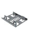 Dual 2.5" SATA Hard Drive to 3.5" Bay Mounting Bracket