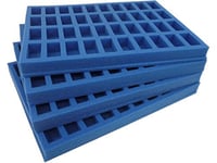 Replacement Tray Set for Gamesworkshop Classic plastic figure case. Carry 160 troops on 25mm bases. Ideal for 16 squads of 10 troops 50mm tall (160 figures total). Perfect for Games Workshop figures