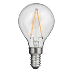 Unison - LED E14 klot 0,8W 2700K - Ljuskälla - Transparent