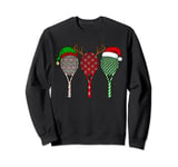 Tennis Racket Christmas Hat Reindeer Anlter Game Sport Sweatshirt