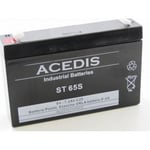 Batterie plomb étanche 6V 7.2AH - ST65S ACEDIS