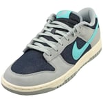 Nike Homme Dunk Low Retro Premium Sneaker, Light Pumice Green Frost Dark Obsidienne, 45.5 EU