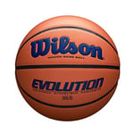 Wilson Evolution Ballon de Basket d'intérieur Bleu Marine Taille 15,2 à 72,4 cm