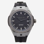 Cerruti 1881 CRA29001 Men's Black Silicone Strap Watch