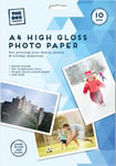 50 Pack - Premium Glossy Photo Paper A4 230GSM Inkjet Printer Quality