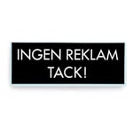 Habo Självhäftande Dekal Ingen Reklam Tack "Ingen Tack 13341