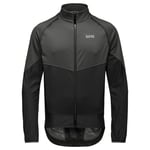 GORE WEAR Men's Cycling Jacket Phantom, GORE-TEX INFINIUM, Terra Grey/Black, M