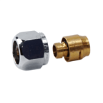 Vatette kopplingssats förkromad 17 mm x 2.0 Dy18