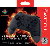 Deltaco Gaming Nintendo Switch Wireless Controller with Turbo Button (Svart)