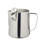 Le’Xpress Stainless Steel Milk Jug with Frothing Thermometer, 600 ml (1 Pint)