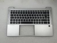 For HP EliteBook 840 G8 M36311-FP1 AZERTY Arabic Palmrest Keyboard Top Cover NEW