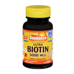 Sundance Vitamins Ultra Biotin Tablets Natural Berry Flavor 5000 mcg 30 Tabs By