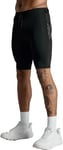 2XU Aero Mesh Compression Shorts M Löparshorts Black/Silver Reflective, S