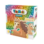 PlayMais Trendy Mosaic Horse kit de Loisirs créatifs pour Les Enfants à partir de 6 Ans | Plus de 3000 pièces & 6 modèles de mosaïque avec des Chevaux | stimule la créativité et la motricité
