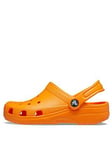 Crocs Classic Clog Toddler Sandal, Orange, Size 7 Younger