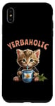 Coque pour iPhone XS Max Yerba Mate Cat Herbaholic