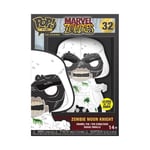 Funko Large Enamel Pin MARVEL: Zombie Moon Night - Moon Knight - Marvel Zombies Enamel Pins - Cute Collectable Novelty Brooch - for Backpacks & Bags - Gift Idea - Official Merchandise