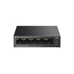 TP-Link LiteWave LS105GP nätverksswitchar Ohanterad Gigabit Ethernet (10/100/1000) Strömförsörjning via Ethernet (PoE) stöd Svart