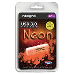Integral Clé USB 3.0 Néon - 32 Go orange