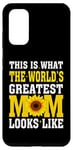 Galaxy S20 This Is What The World's Greatest Mom Sunflower Mothers Day Case