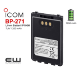 Icom BP-271 - batteri til IP100H Radio (1200mAh)