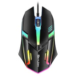 F1 Wired 3 Keys Mouse Colorful Lighting Gaming and Office for Microsoft Windows