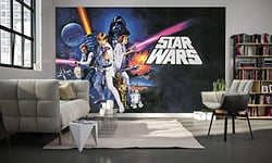 Komar 026-DVD4 Star Wars Classic 1 Papier peint photo intissé 4 bandes avec colle Multicolore 400 x 250 cm