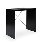 Absolute Deal Hybrid Small Office Desk 80cm Study Table Laptop Desks & Workstations - Compact & Lightweight - 80x40x72cm - Black Desk