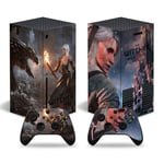Kit De Autocollants Skin Decal Pour Console De Jeu Xbox Series X Corps Complet The Witcher 3, T1tn-Seriesx-4922