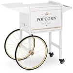 Royal Catering Popcorn Machine Trolley - hvit og gull