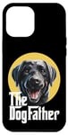 Coque pour iPhone 14 Pro Max The Dog Father Labrador Retriever Lab Dad Daddy Noir
