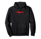 Morgan Red 4+4 4/4 English Sportscar Antique Car Roadster Pullover Hoodie