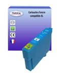 Cartouche Compatible avec Epson 502XL Cyan pour Epson Expression Home XP5100, XP5105, XP5115, XP5150, XP5155