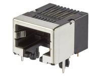 Fci Modulära Uttag Rj45 Panelkontakt 92250-088Lf Anslutning, Infälld Horisontell Polantal: 8P8c Metall 1 St