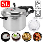 3/5 Litre Home Dual Handle aluminum Pressure Cooker Kitchen Catering Cookware