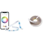 Eve Light Strip + Extension (4m)- Smart LED Light Strip, Full-Spectrum White and Color, 1800 lumens, no Bridge Necessary (Apple HomeKit)