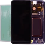 Screen Assembly For Samsung Galaxy S9 Plus Purple Replacement Digitizer Frame UK