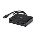 StarTech.com USB-C DP MULTI MONITOR ADAPTER 3 PORT USB C DISPLAYPORT MST HUB :: 