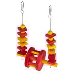 TIAKI Big Wheel fågelgunga - Storlek S: L 20 x B 15 x H 6,3 cm