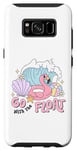 Galaxy S8 Flamingo Go With The Float Summer Pool Party Vacation Cruise Case
